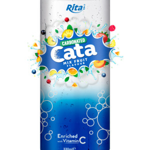 330ml Carbonated Mix Fruit Flavor Drink